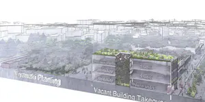 Explore The History Of Site Voids - This will provide an opportunity to reimplement these to allow vertical green corridors to occur.

Explore Vacant Buildings - To avoid damaging an already deteriorating high street, I aim only to take over vacant plots.

Investigate the opportunity for Miyawaki planting - understand the conditions required to grow a sustainable material source on-site, including ground, water, and space conditions.

It takes over a building that leads directly to an open space where a community hub is the centre of the thesis, offering education, community engagement and material celebration. - Ryan Cooksey Material Celebration Hub 1.png
